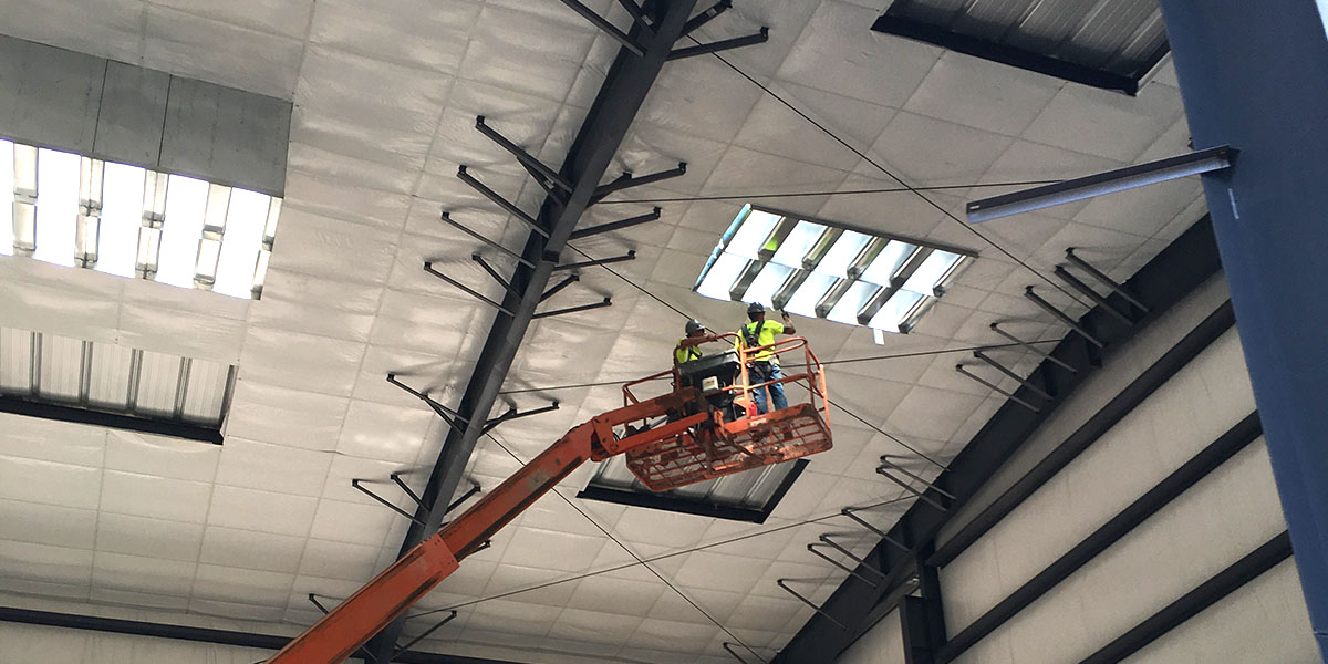 Insulation Installation | S&S Structures